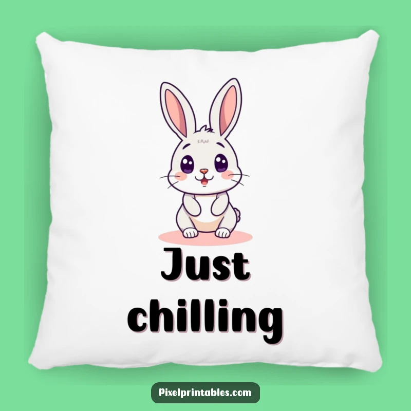 Funny Pixel Rabbit Pillow - Cozy Up with a Pixelated Surprise for Your Couch Gift