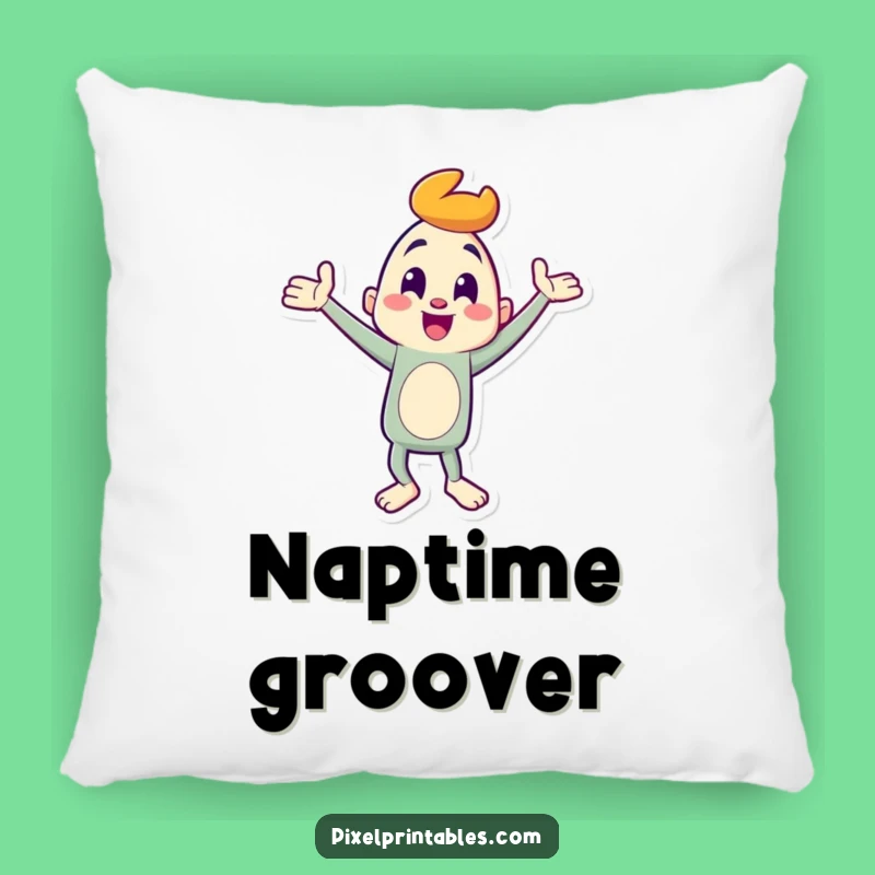 Funny Goofy Dancer Pillow: Cozy Comfort with a Cheerful Vibe