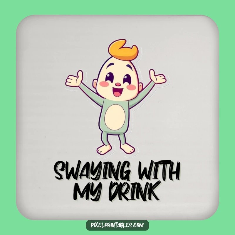 Funny Goofy Dancer Coaster: Add Fun Protection to Your Drinks