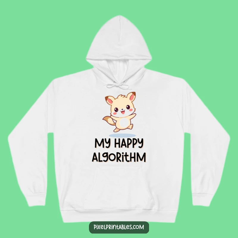 Funny Pixel Animal Hoodie - Cozy Cute Retro Joy Gift!