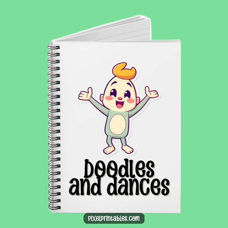 Funny Goofy Dancer Notebook: Dance Through Your Notes!