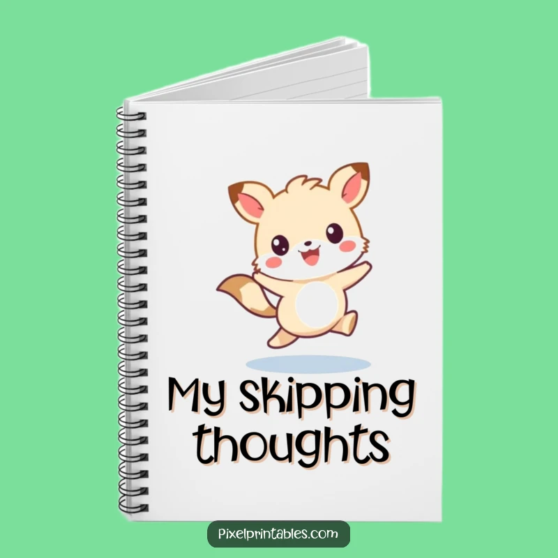 Funny Pixel Animal Notebook - Jot Down Cute Ideas Gift!