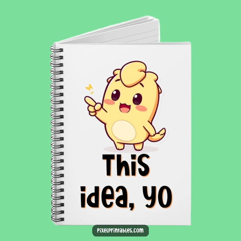 Funny Pixel Pointing Notebook: Jot Down Discoveries with Curious Enthusiasm