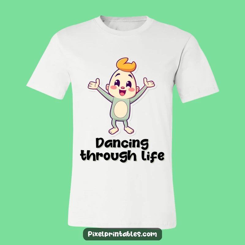 Funny Goofy Dancer T-Shirt: Humorous Apparel for the Happy Mover