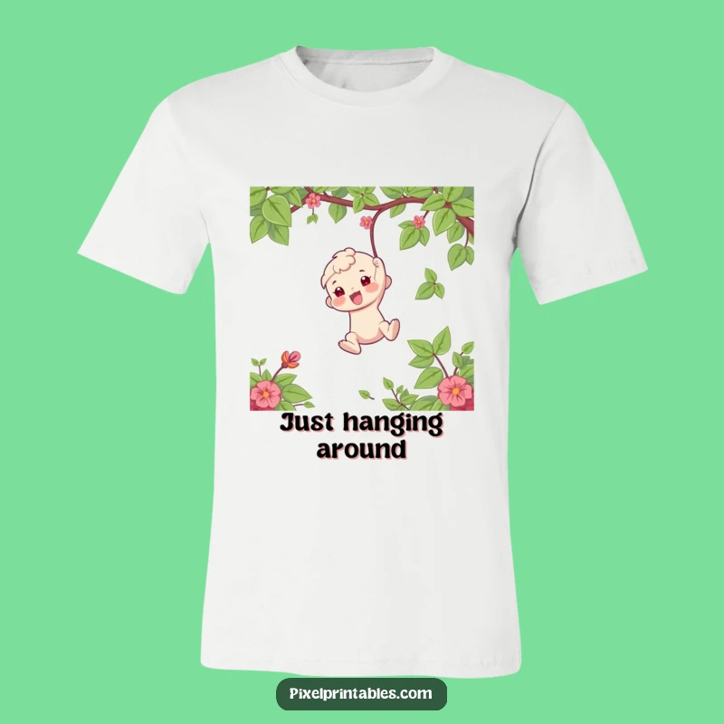 Funny Vine Swinger T-Shirt: Humorous Apparel for the Adventurous Spirit